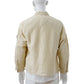 Sandfarbenes Overshirt aus Cotton und Leinen