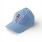 Blaues Leinen-Basecap "Polo Bear"