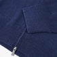 Dunkelblaue Strickjacke