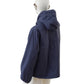 Navyblaue Jacke mit Kapuze