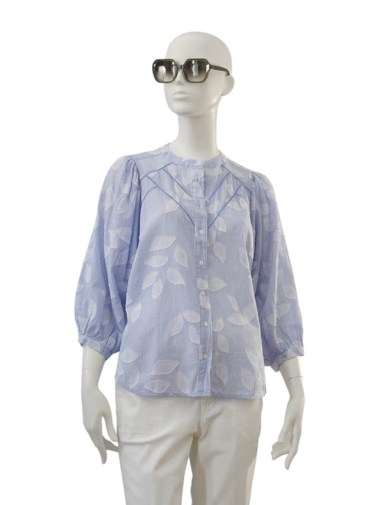 Blau-weiß gestreifte Bluse von 0039 Italy