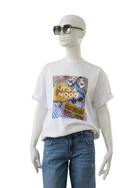 Oversize-T-Shirt „It’s a mood“ von Elitè Paris