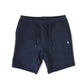 Dunkelblaue Jersey-Shorts