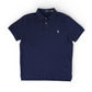 Dunkelblaues Poloshirt „Custom Slim Fit“