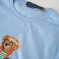 Blaues T-Shirt "Polo Bear"