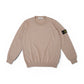 Sandfarbener Roundneck