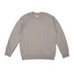 Taupefarbener Leinen-Roundneck
