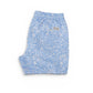 Hellblau/Weiß, gemusterte Swim-Shorts