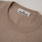 Sandfarbener Roundneck