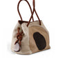 Sandfarbene/Braune Tasche von Tissa Fontaneda – Ansicht 7