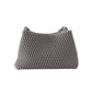 Graue Bubble-Bag aus Wolle