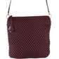 Bordeauxfarbene Bubble-Bag