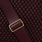 Bordeauxfarbene Bubble-Bag