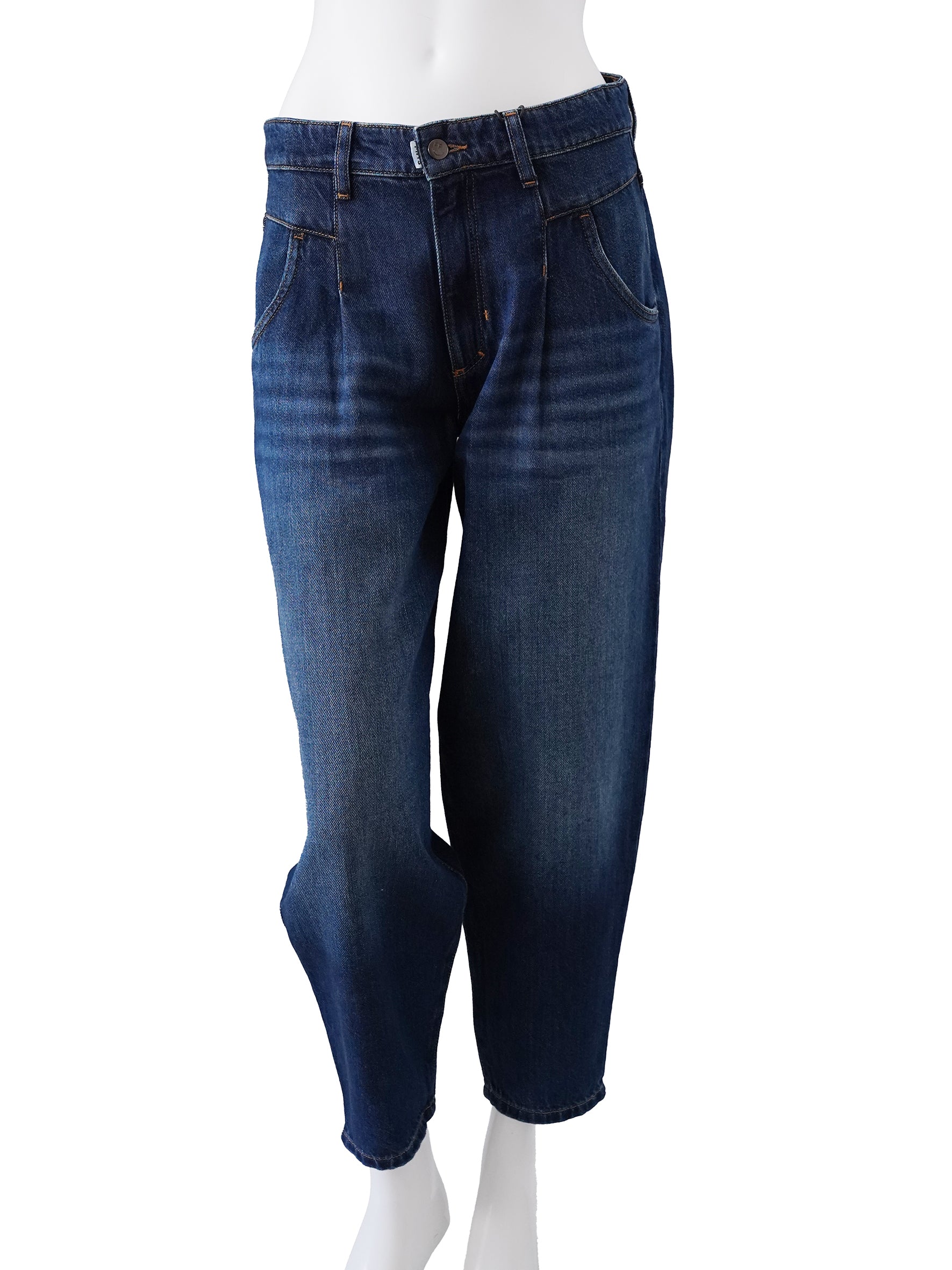 Dunkelblaue Jeans „O-Shape“ von PNTS