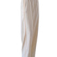 Cremefarbene weite Hose