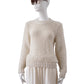 Sandfarbener Pullover