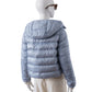 Hellblaue Daunen-Jacke