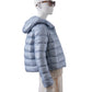 Hellblaue Daunen-Jacke