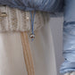Hellblaue Daunen-Jacke