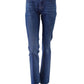 Blaue Jeans "Slim Illusion"