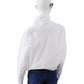 Weiße Bluse mit Rüschen