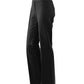 Schwarze Bügelfalten-Hose „Nanou“ mit hohem Bund von Seductive