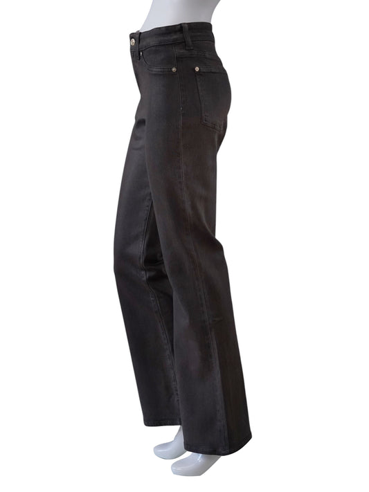 Dunkelbraune Jeans mit dezentem Flare-Bein von 7 For All Mankind – Ansicht 3