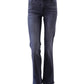 Schwarze gewaschene Jeans "Slim Illusion"