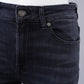 Schwarze gewaschene Jeans "Slim Illusion"