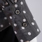 Graue, gepunktete Bluse