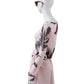 Rosafarbenes transpartentes Shirt mit schwarzen Details