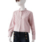 Rosafarbene Flanell-Bluse