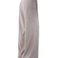 Sandfarbene, weite Cordhose