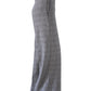 Grau/Sandfarbene karierte Hose