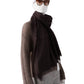 Espressofarbener Cashmere-Schal