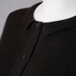 Dunkelbraune Strickjacke aus Cashmere und Cotton von Henry Christ – Ansicht 3