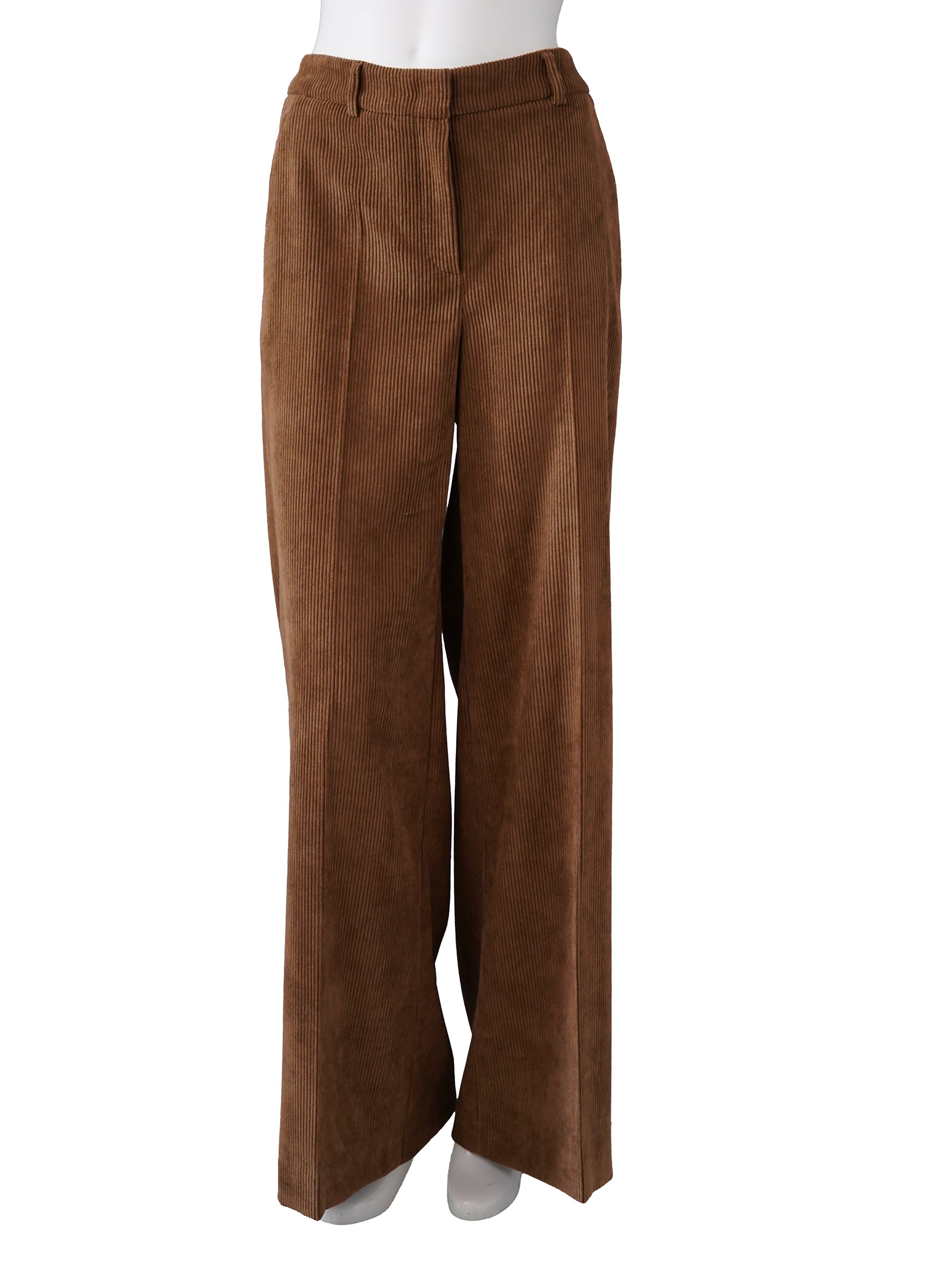 Honigbraune weite Cordhose "Shiloh" von Seductive