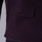 Bordeauxfarbene Strickjacke aus Cashmere und Cotton von Henry Christ – Ansicht 4