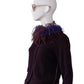 Bordeauxfarbene Strickjacke aus Cashmere und Cotton von Henry Christ – Ansicht 3