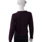 Bordeauxfarbene Strickjacke aus Cashmere und Cotton von Henry Christ – Ansicht 6