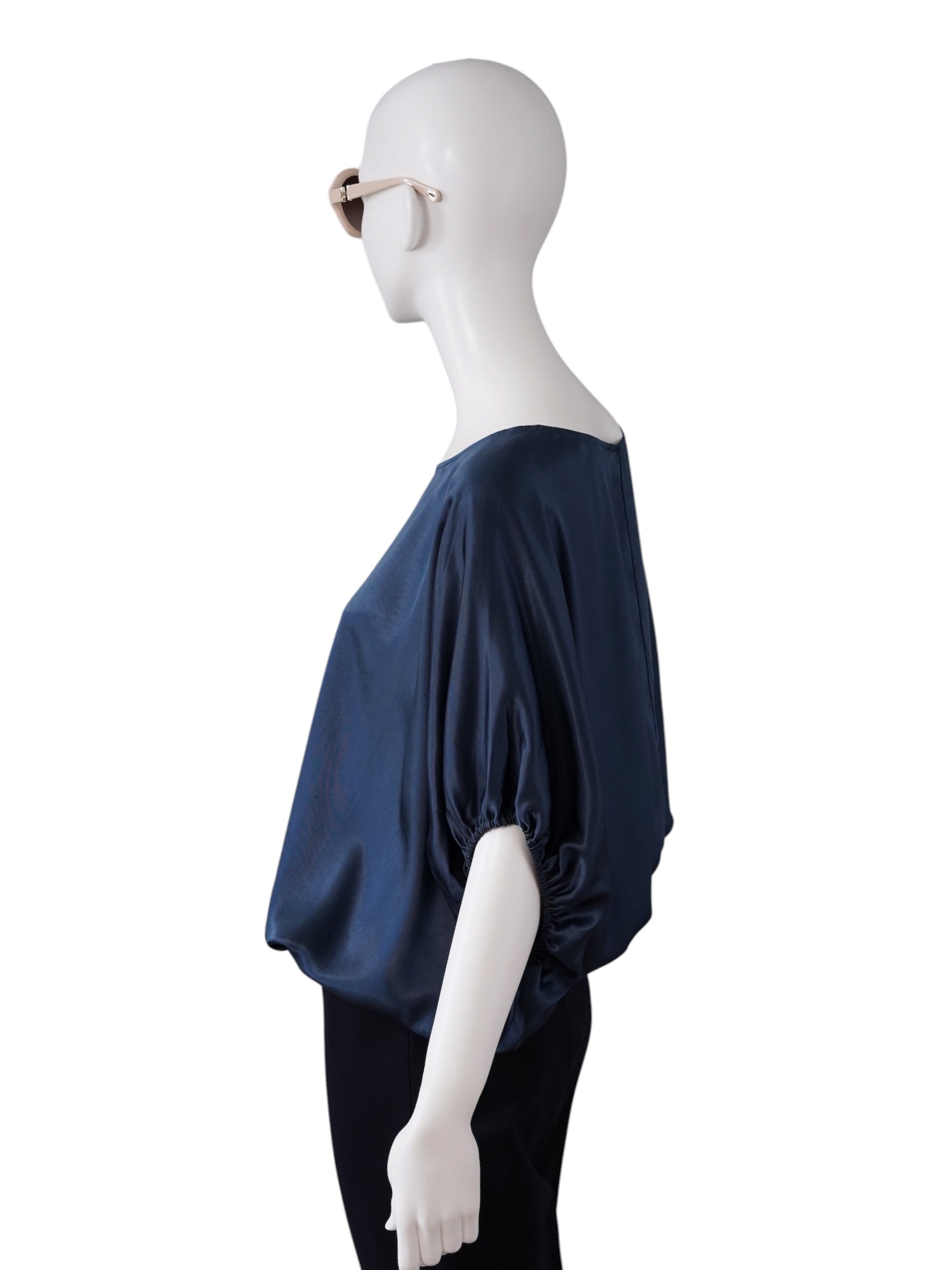 Dunkelblaue Bluse von SoSue – Ansicht 3