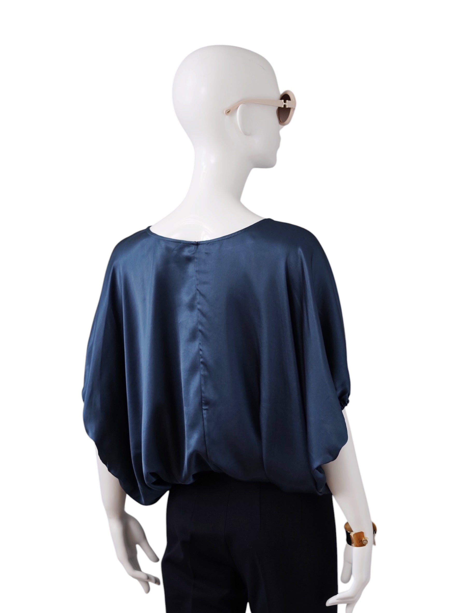 Dunkelblaue Bluse von SoSue – Ansicht 4