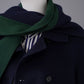 Dunkelblaue Double-Face Cabanjacke aus Wolle und Cashmere von ODEEH – Ansicht 2