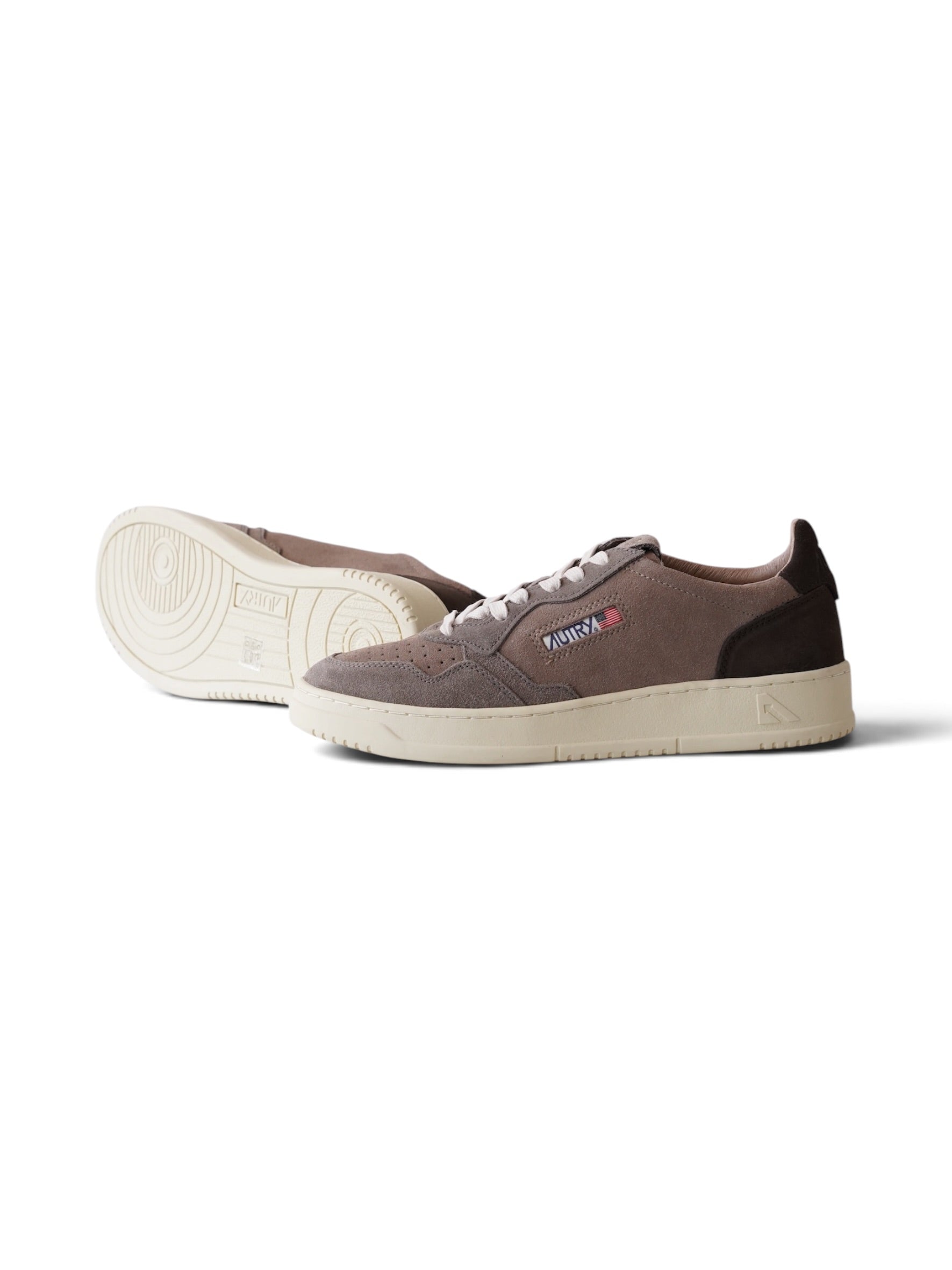 Brauner Velour Autry-Sneaker „Medalist“ von Autry – Ansicht 2