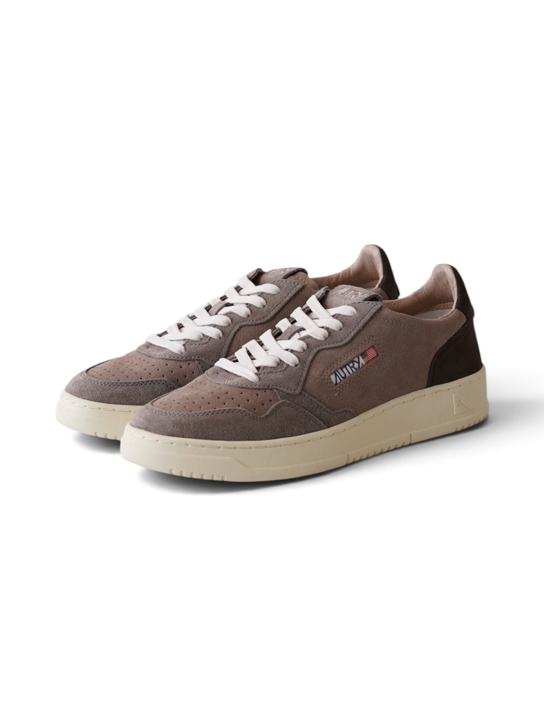 Brauner Velour Autry-Sneaker „Medalist“ von Autry