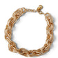 Goldene Gliederkette mit Doppelgliedern von Semicouture