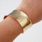 Goldener breiter Armreif von Semicouture