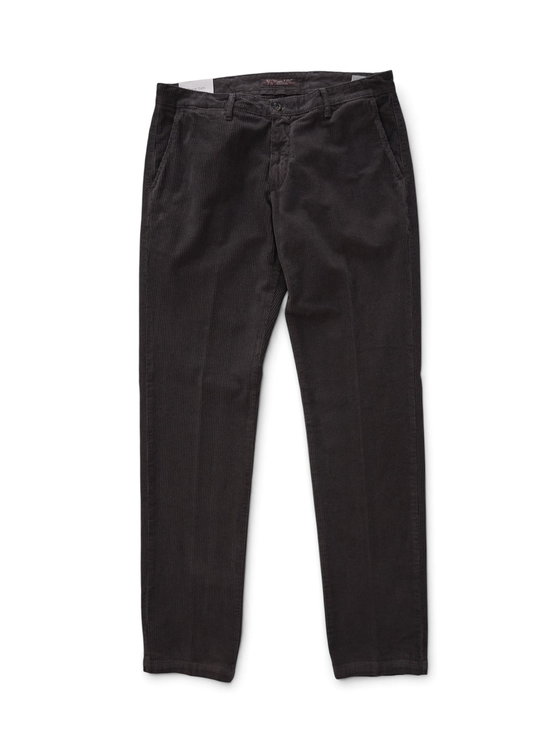 Dunkelbraune Cordhose von Four.ten – Ansicht 3