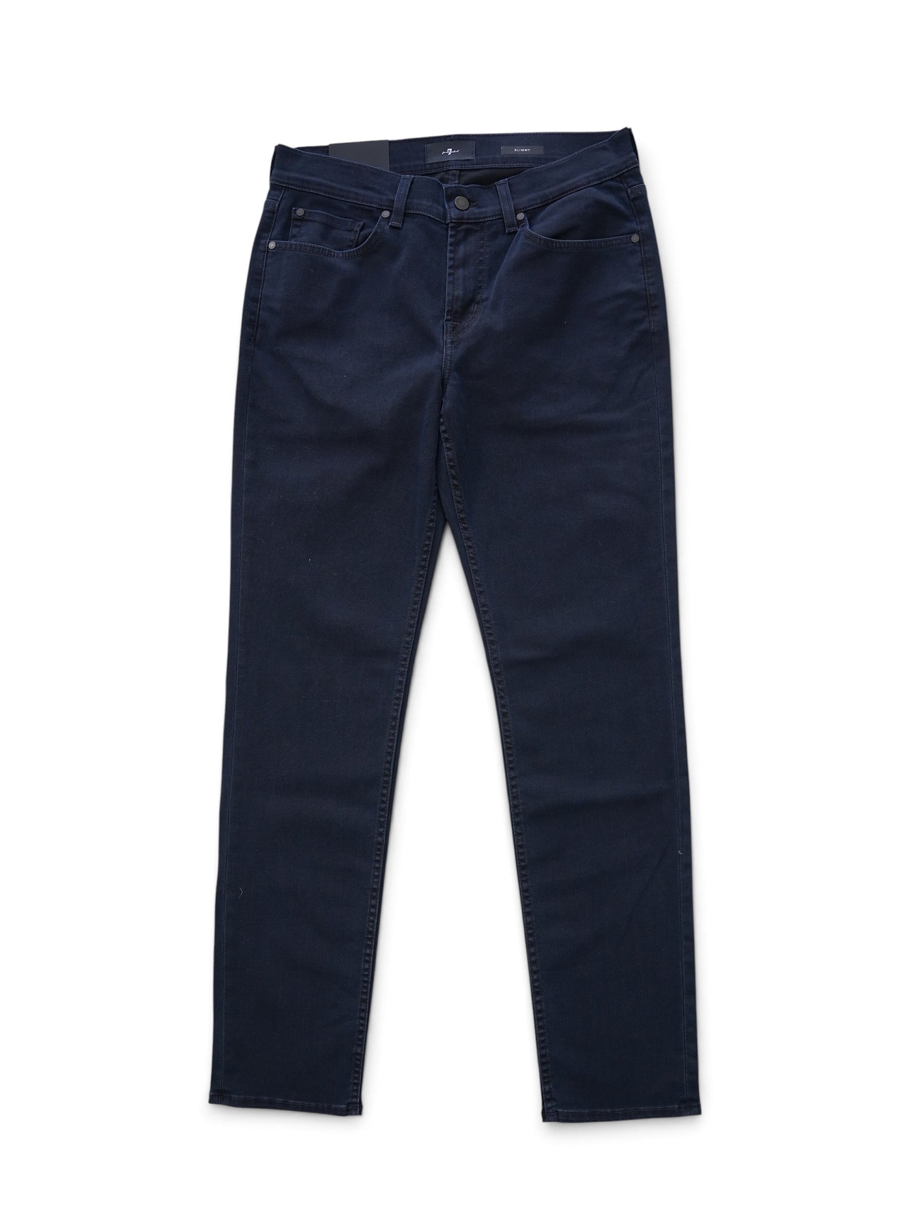 Marineblaue Slimmy-Jeans von 7 For All Mankind