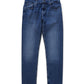Mittelblaue Slimmy-Jeans mit Used-Waschung von 7 For All Mankind